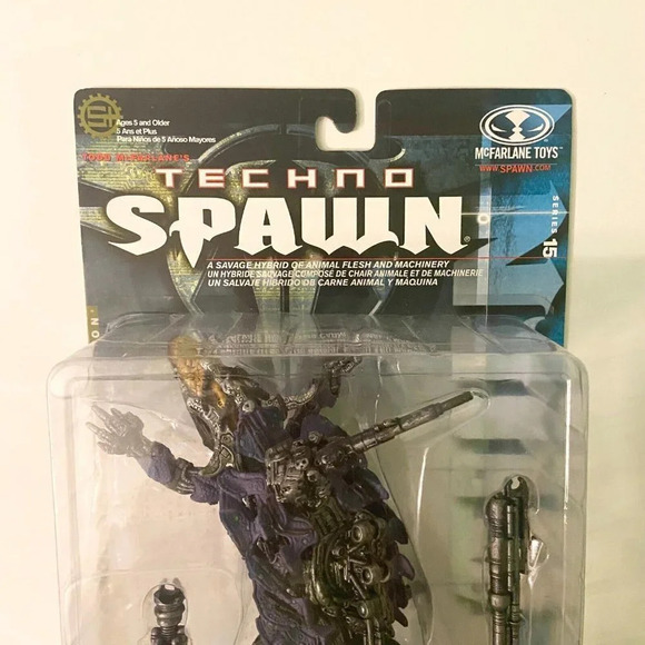 Vintage 1999 Techno Spawn Steel Trap  Series 15 McFarlane Action Figure - Picture 4 of 16